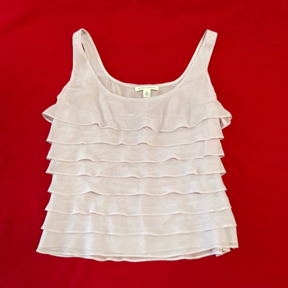 Banana Republic lilac silk top
